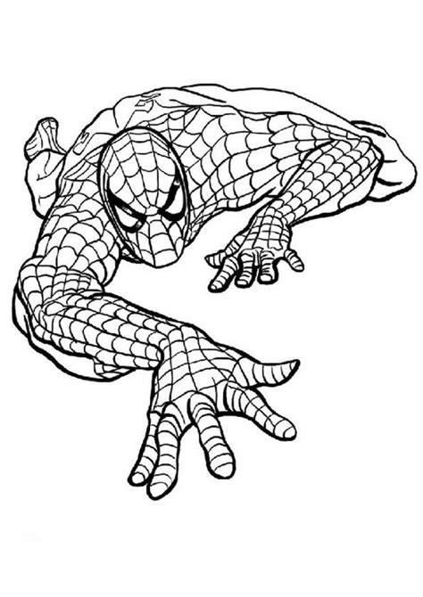Just click to print out your copy of this spiderman crouching coloring page. Black Spiderman Coloring Pages - Coloring Home