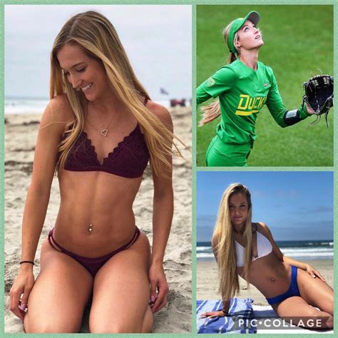 University Of Oregon Softball Player Haley Cruse R Fitandnatural