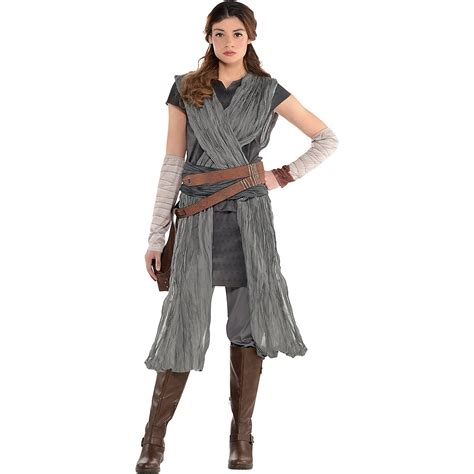 Adult Rey Costume Star Wars 8 The Last Jedi Party City