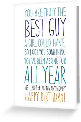 Happy birthday to my crazy, fun, fabulous best friend! "Funny Birthday Card for Boyfriend or Husband" Greeting ...