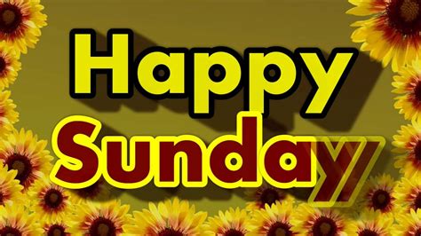 Happy Sunday Free Greeting Card Have A Nice Day Youtube