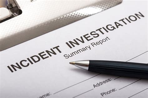Incident Investigation Report Stock Photo Download Image Now Istock