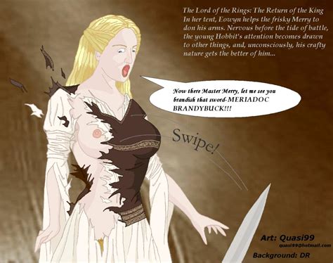 rule 34 clothing dress eowyn lord of the rings nipples quasi99 tagme torn clothes 194810