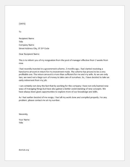 20+ sample retirement resignation letterswhat is a retirement resignation letter?importance of retirement resignation letterelements of a retirement resignation letterhow to write a retirement resignation letterthe dos and the don'ts in writing a retirement resignation letter. Letter Of Retirement Resignation For Your Needs | Letter ...