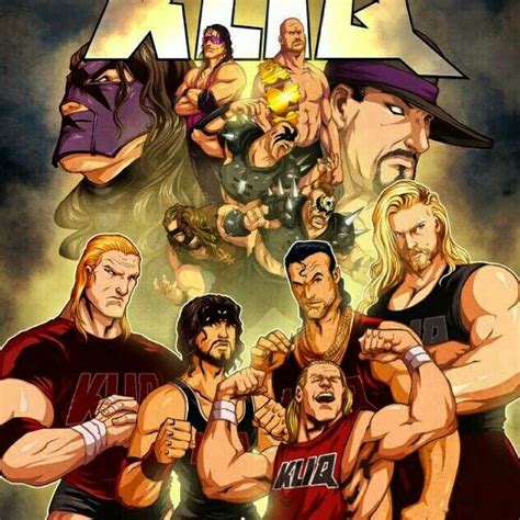 All Things Awesome Cartoon Versions Some Of My Favorite Wrestler