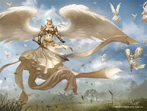 Fantasy Demon Giant Poster Angel Artwork Templer Angel Warrior My