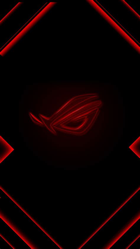 750x1334 Rog Red Logo 4k Iphone 6 Iphone 6s Iphone 7 Hd 4k Wallpapers