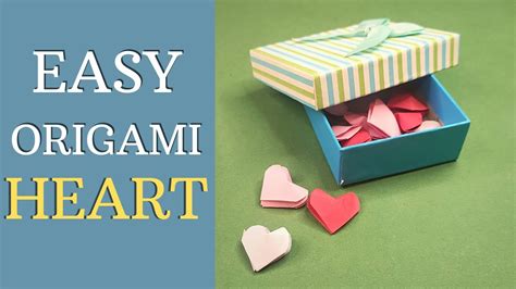 Easy Origami Heart How To Make Origami Diy Youtube