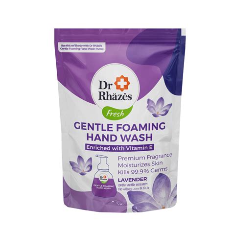 Buy Dr Rhazes Hand Wash Pouch Pack 300ml Lavender Online At Best