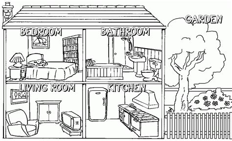 The pupils have to paint and write the name of the different rooms. LEARNING IS FUN!: HOUSE WORKSHEETS | Exercícios de inglês ...