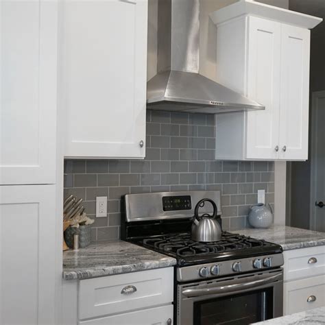 Tilt the front of the drawer downward. White Shaker Kitchen Cabinets with Soft Close Doors & Drawers - Contemporary - Kitchen - Omaha ...