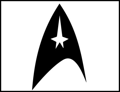 Star Trek Symbol Svg Png Clipart Svg Files For Cricut Laser Cnc Vector