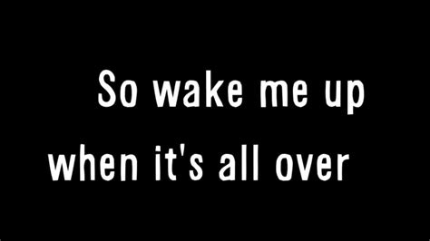 Wake Me Up Avicii Lyrics Youtube