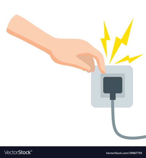 Electric Shock And Short Circuit Royalty Free Vector Image
