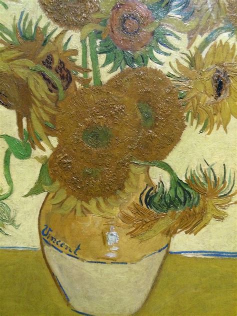 Sunflowers Vincent Van Gogh 1888 National Gallery Painting Van