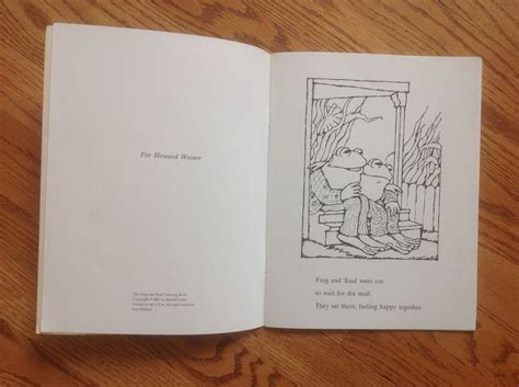 Frog And Toad Coloring Pages Arnold Lobel