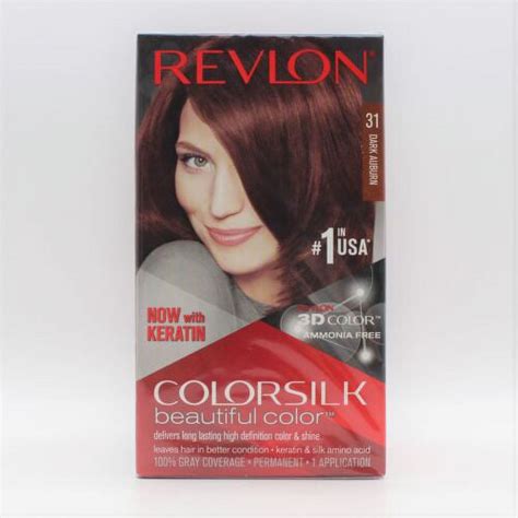 Revlon Colorsilk Hair Color [31] Dark Auburn 1 Ea Pack Of 3