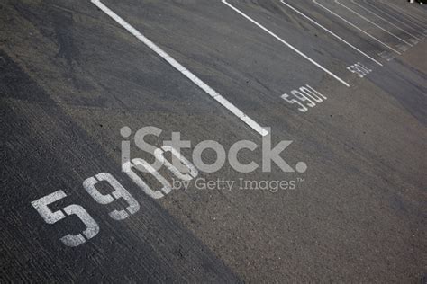 Numbered Parking Spaces Stock Photo Royalty Free Freeimages