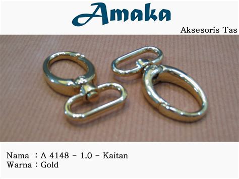 Check spelling or type a new query. Aksesoris Tas - A 4148 - 1.0 - Kaitan (Gold) - Amaka