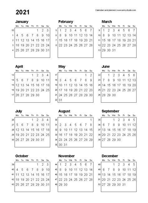 Print 2021 Broadcast Calendar Printable Blank Calendar Template