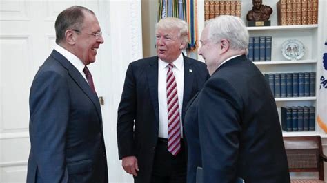 Donald Trump Meets Russian Fm After Firing Fbi Director Leading Russian