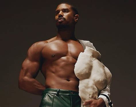 Michael B Jordan Shirtless And Sexy For Rolling Stone Gay Male Celebs Com
