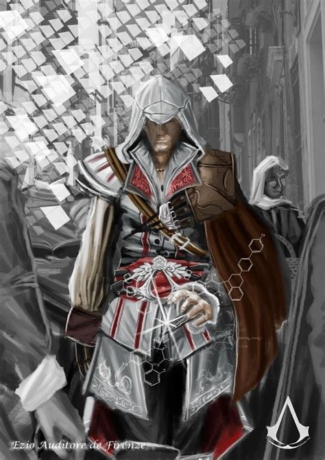Ezio The Assassins Fan Art 32409962 Fanpop