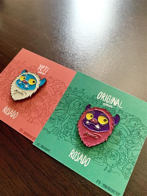 Made These Enamel Pin With My Character Design 👹🍄 Artstore