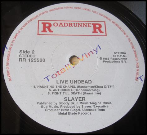 / you can download the game undead sla. Totally Vinyl Records || Slayer - Live undead 12 inch Picture Cover