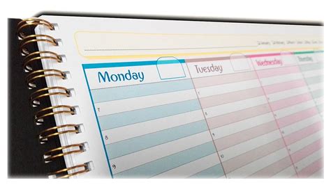 Weekly Planner Pad A X Cm Sheets With Strong Wire Binding