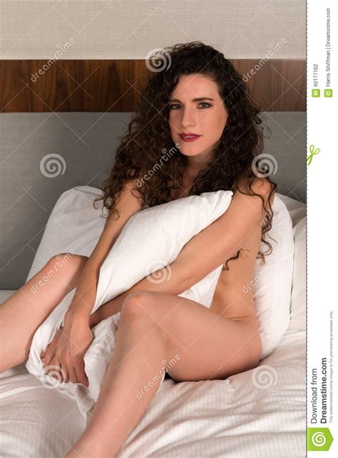 Brunette Stock Photo Image Of Brunette Woman Bedroom 60177162