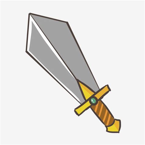 Metal Sword PNG Transparent Metal Sword Weapon Cartoon Metal Sword Cartoon Weapon Cartoon