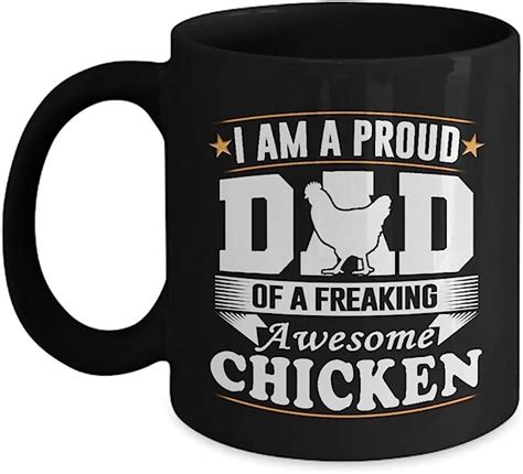 Chicken Dad Mug Coffee Tea Cup Funny Birthday Ts For