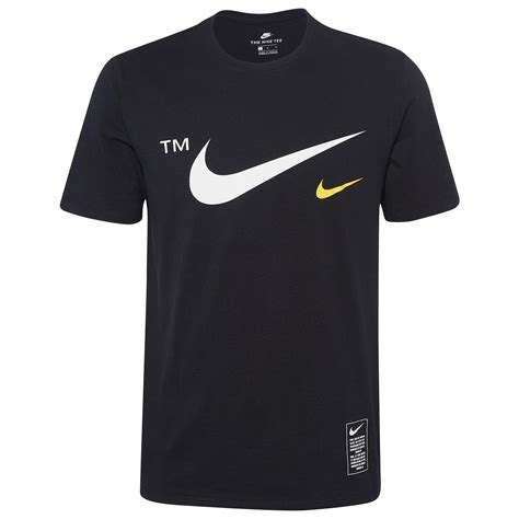 Nike Cotton Microbrand Short Sleeve T Shirt In Blackwhite Black For