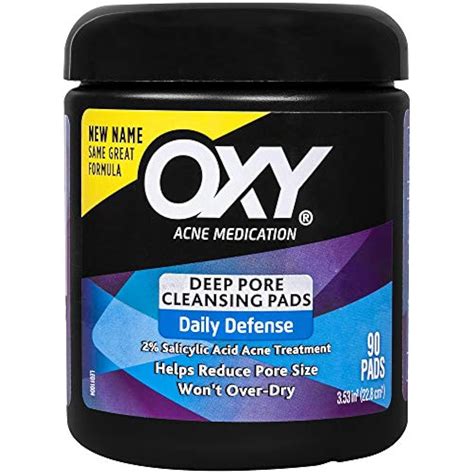 Oxy Daily Defense Acne Cleansing Pads Treatment 2 Salicylic Acid 90