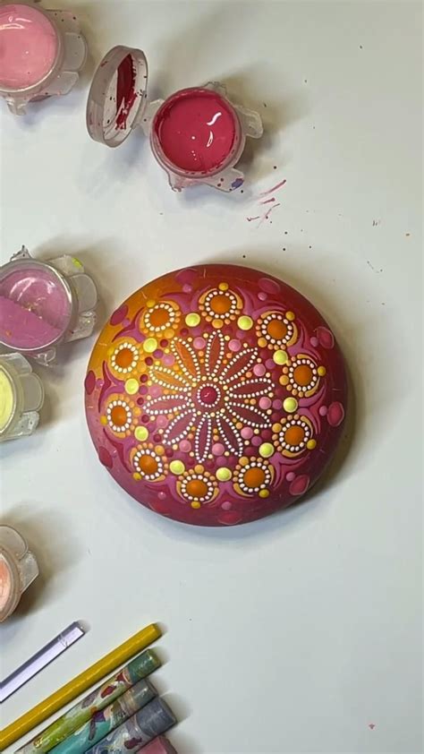 Diy Mandala Dot Painting Diy Mandala Steine Bemalen Mit Dotting Tools