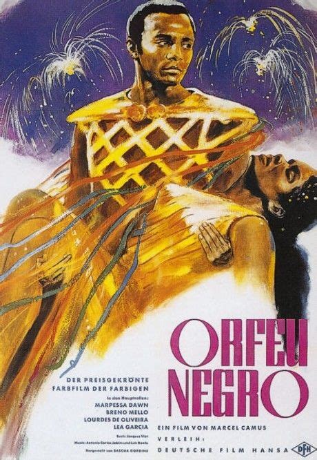 Orfeu Negro Film Cinematografia Poster