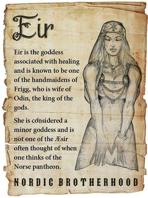 Eir World Mythology Celtic Mythology Ancient Mythology Valkyrie Norse Mythology Norse