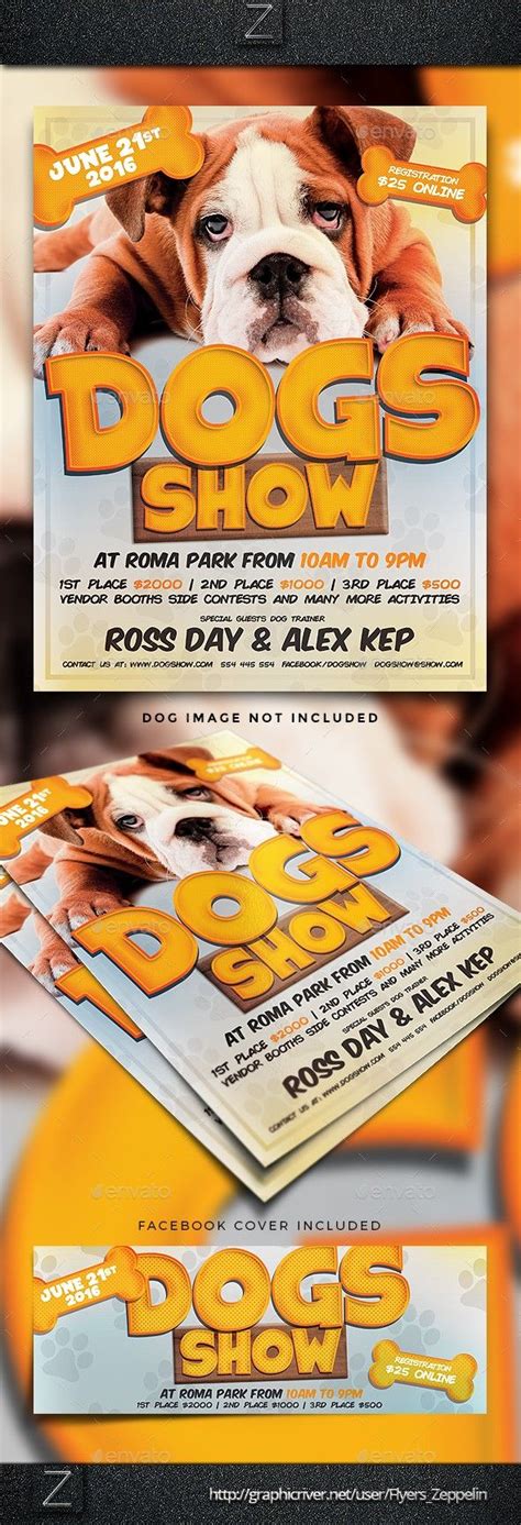 Dog Show Flyer Template Dog Show Pet Poster Flyer