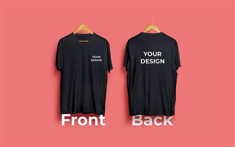 T Shirt Mockup Design Front Back Product Mockup Uk