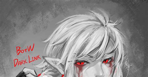 The Legend Of Zelda Dark Link Red Eyes August 23rd 2017 Pixiv