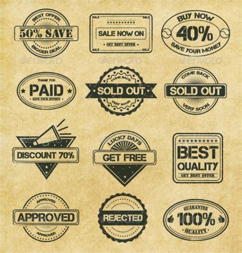 Rubber Stamp Template 159 Free And Premium Download