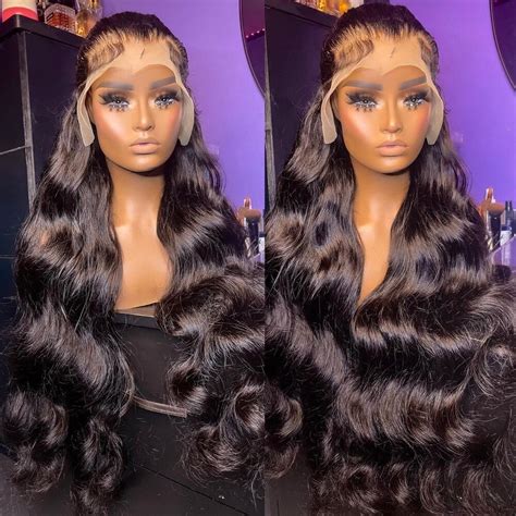 360 Hd Lace Frontal Wig 30 Inch Body Wave 13x6 13x4 Lace Front Wigs For