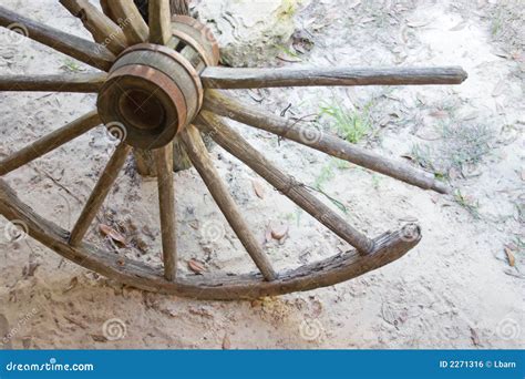 Broken Wagon Wheel Stock Photo Image Of Antique Wagon 2271316