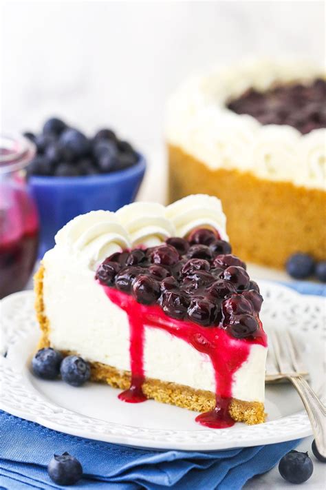 Easy No Bake Blueberry Cheesecake Life Love Sugar