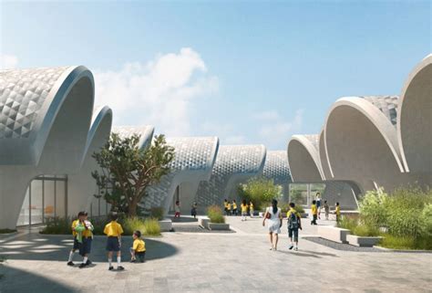 Parabolic Vaulted School Campus By Zaha Hadid Architects The Strength