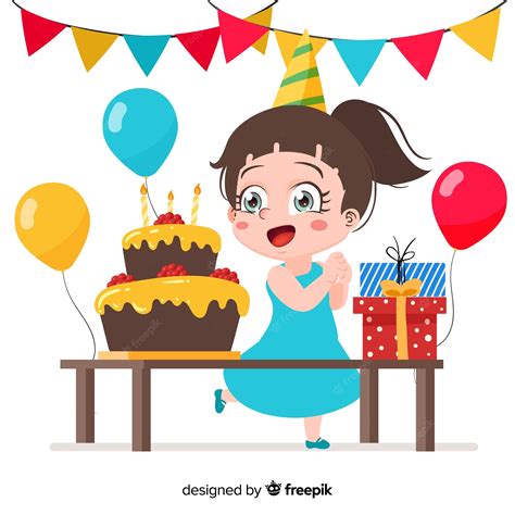 14894 Birthday Girl Clipart Images Stock Photos And Vectors Clip Art