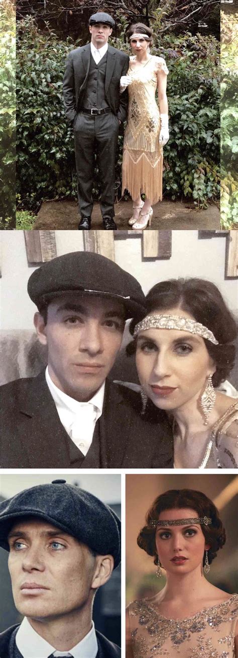 Peaky Blinders Inspired Halloween Costume - Tommy Shelby and Tatiana