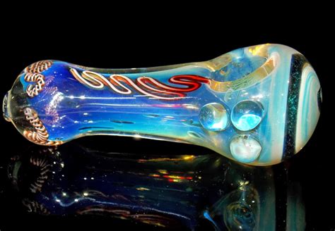Free Shipping Thick Fumed Glass Smoking Pipe By Visceralantagonism