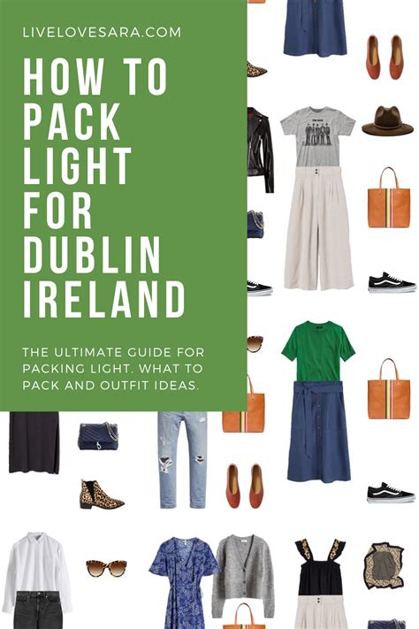 Dublin Packing List Packing List Spring Spring Trip Vacation Packing